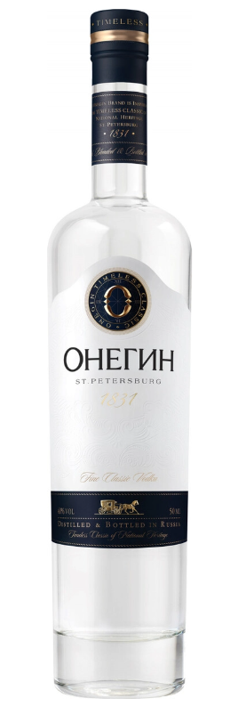 Водка "ОНЕГИН" 0,5л 40% 