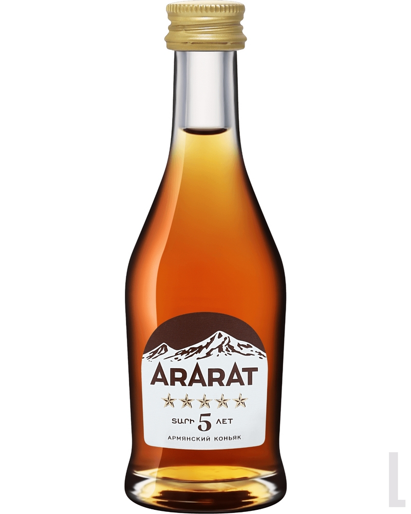 Коньяк "Арарат *****" пятилетний 0,05л 40% 