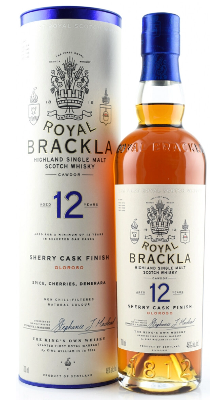 Виски "Ройал Бракла 12" 0,7л п/у 46% шотландский солодовый 