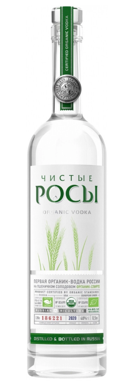 Водка "Чистые Росы" 0,5л 40% 