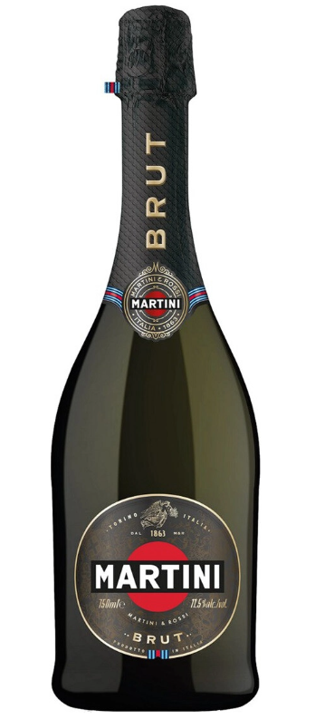 Вино игристое "Мартини Брют" 0,75л 11,5% белое брют