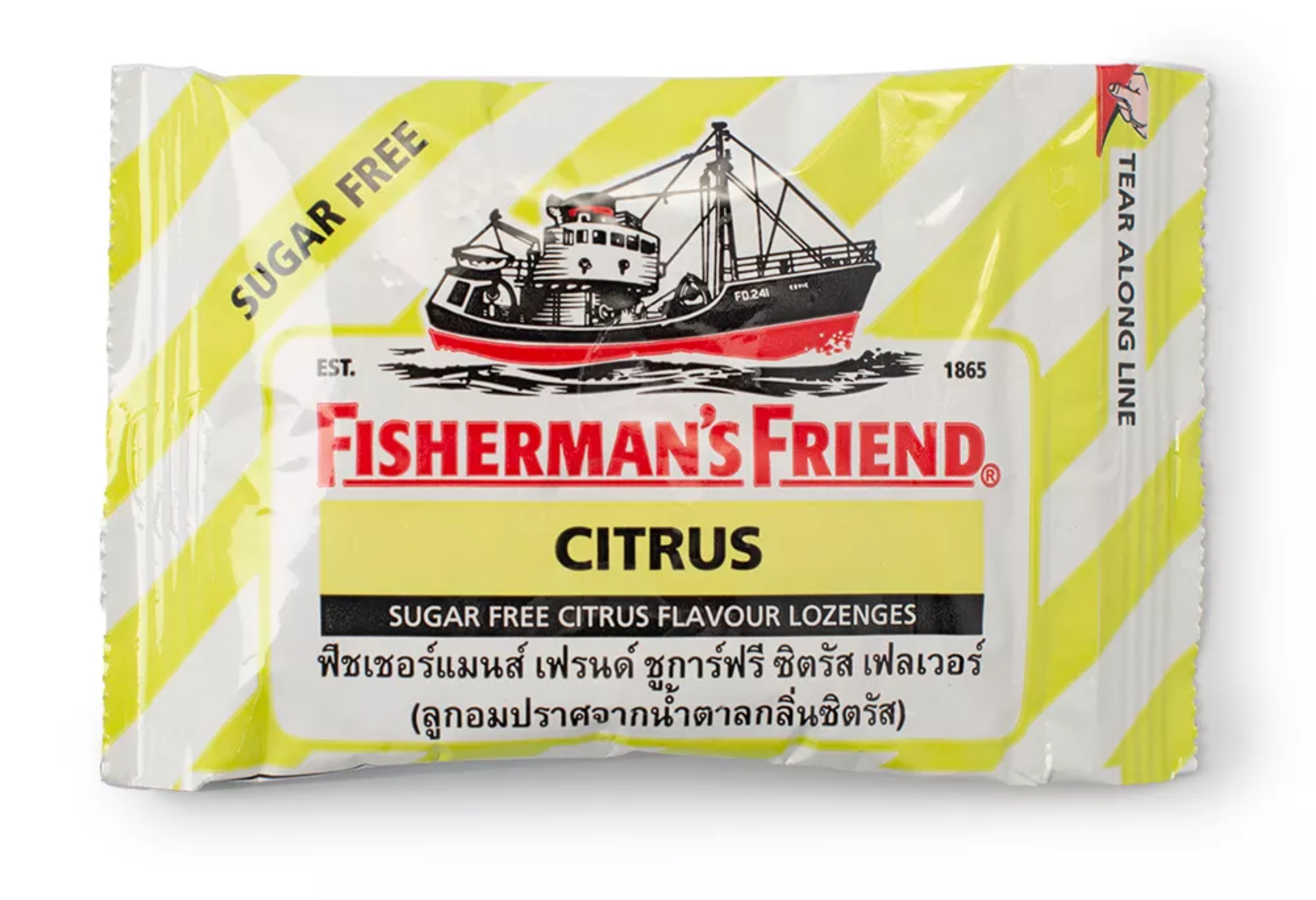 Леденцы "Fisherman's Friend без сахара Sugar Free Citrus Lofthouse of Fleetwood"