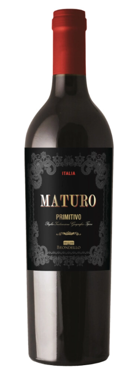 Вино "Матуро Примитиво" 0,75л 13% красное полусухое 