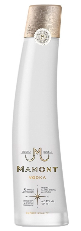 Водка "Мамонт" 0,7л 40% 