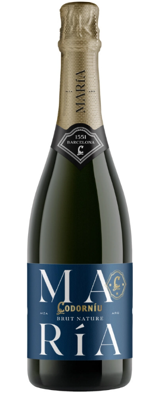 Вино игристое "Мария Кодорню Брют Натюр" 0,75л 12,5% белое экстра брют 