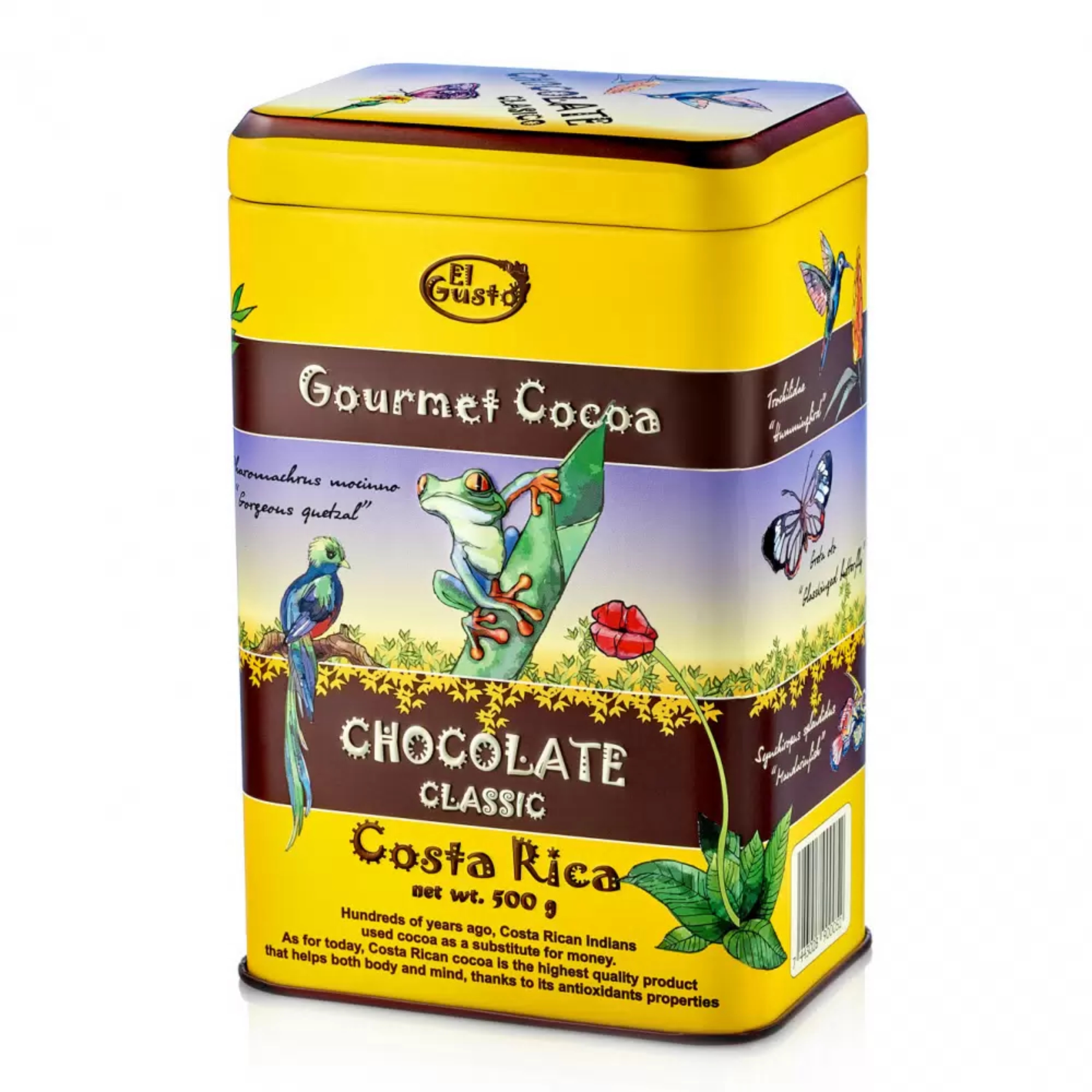 Какао El Gusto gourmet cocoa chocolate classic, 500гр