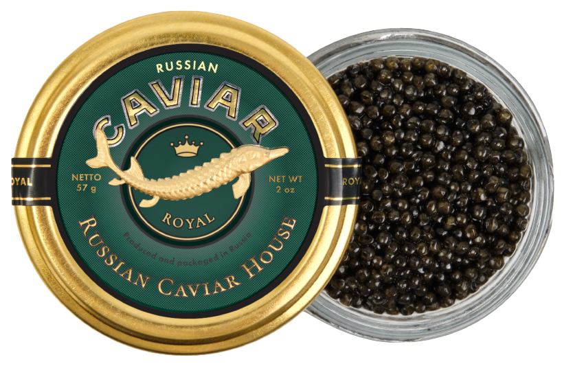 Икра осетровых (русский +сибирский осетр) "Роял" ст/б, 57гр