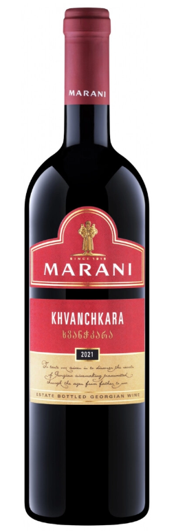 Вино "Хванчкара Марани" 0,75л 11,5% красное полусладкое