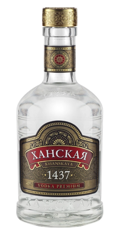 Водка "Ханская" 0,5л 40% 