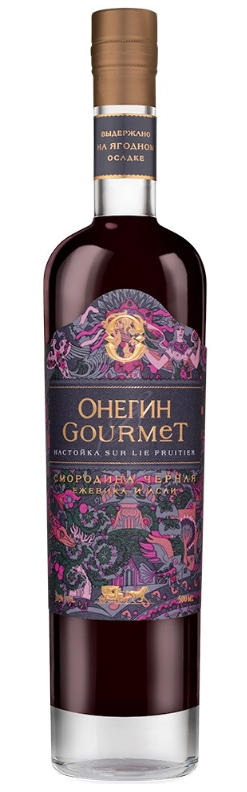 Настойка сладкая "Онегин Гурмэ Черная Смородина" 0,5л 20% 