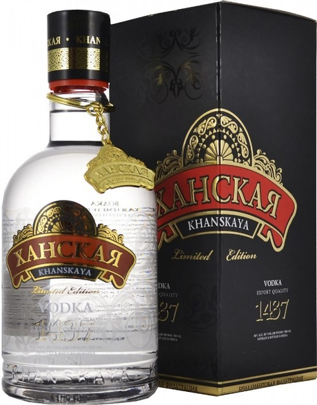 Водка "Ханская LIMITED EDITION" 0,5л п/у 40%